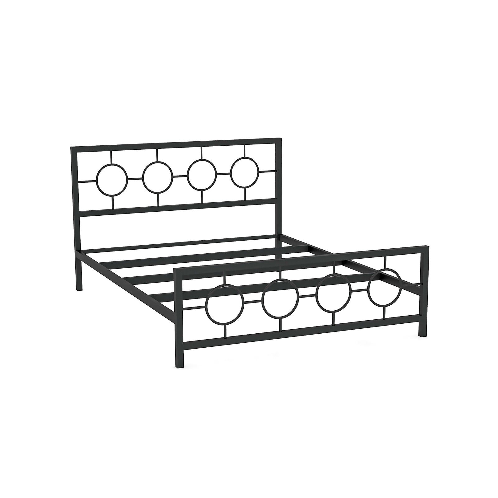 MetalCraft Durable Design Minimal Iron Bed - Furnishiaa -  -